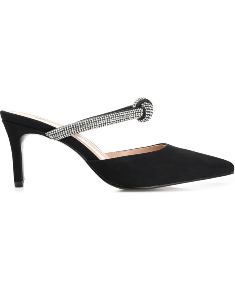 Women's Lunna Rhinestone Knot Slip-On Dress Pumps