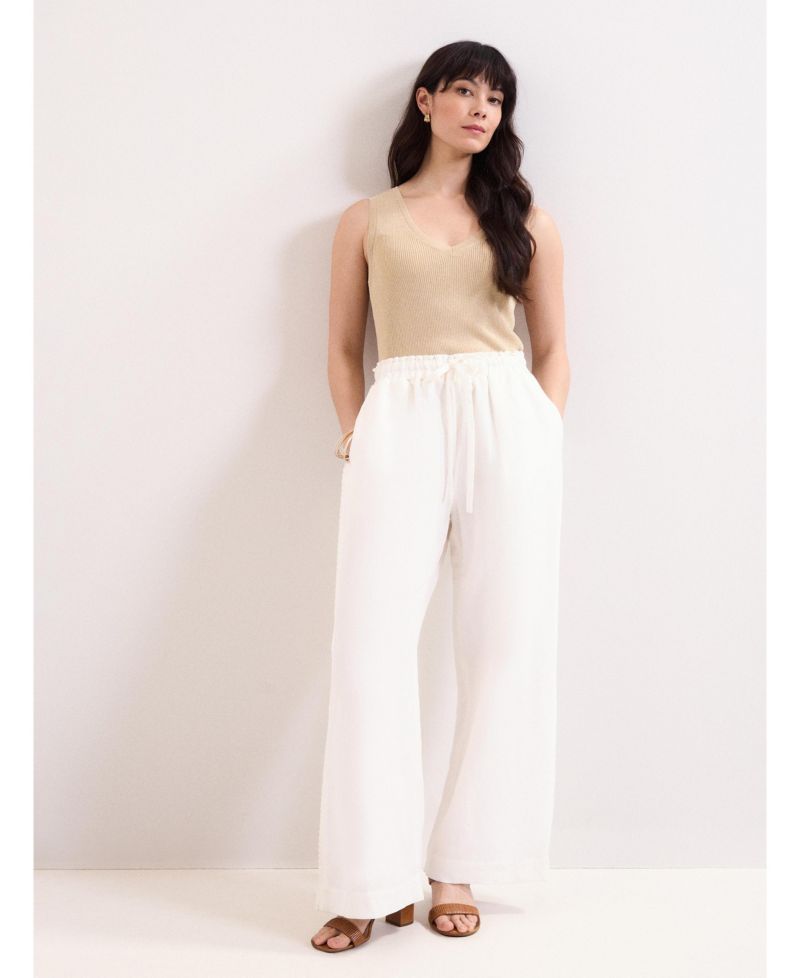 Women's Rowan Wide Leg Linen Trousers