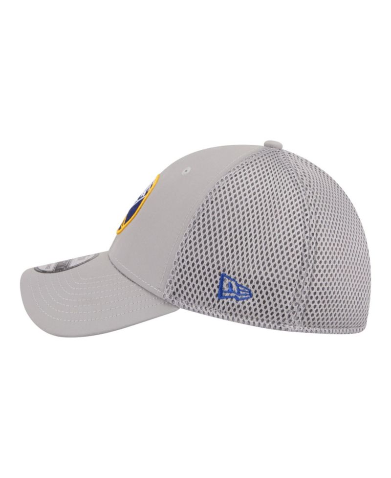 Men's Gray Buffalo Sabres Logo 39THIRTY Flex Hat
