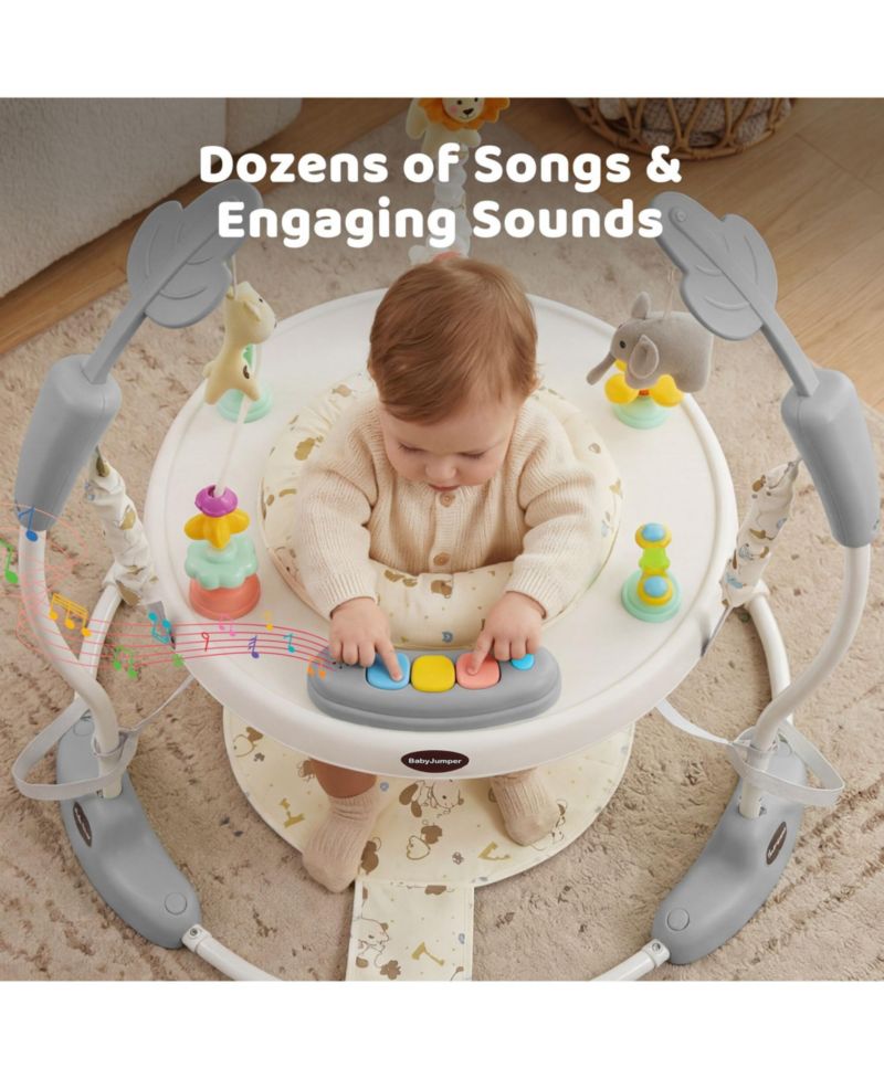 Toddler Baby's Activity Center, 360degree(s) Rotating Seat and Adjustable Heights