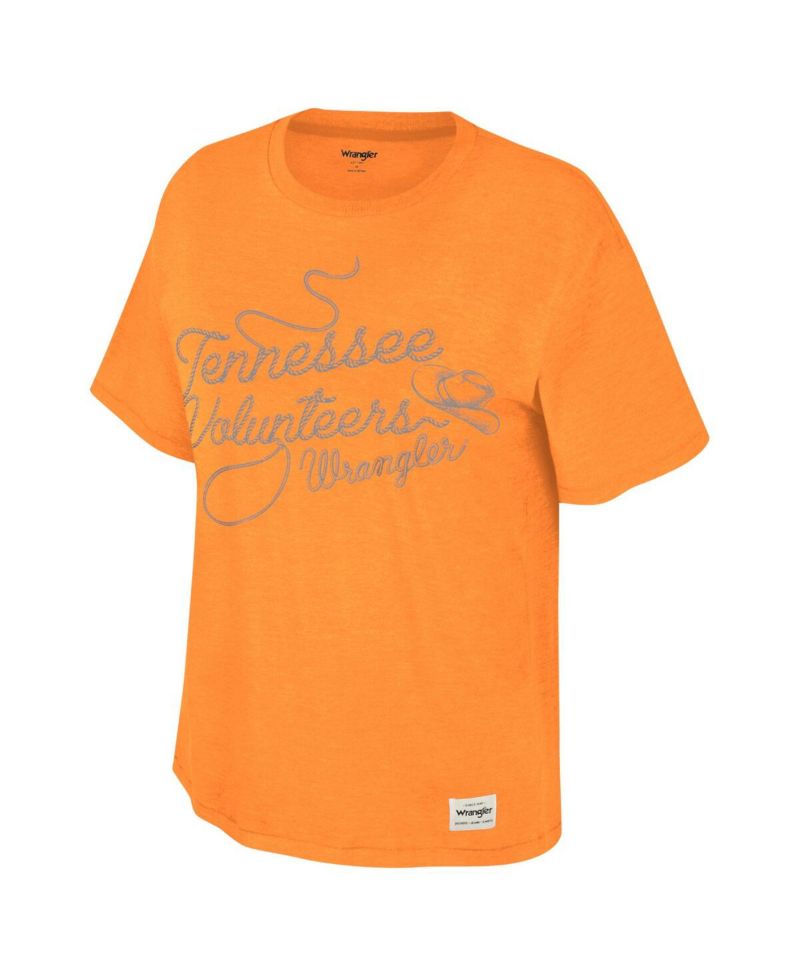 x Wrangler Women's Tennessee Orange Tennessee Volunteers Lasso Oversized T-Shirt