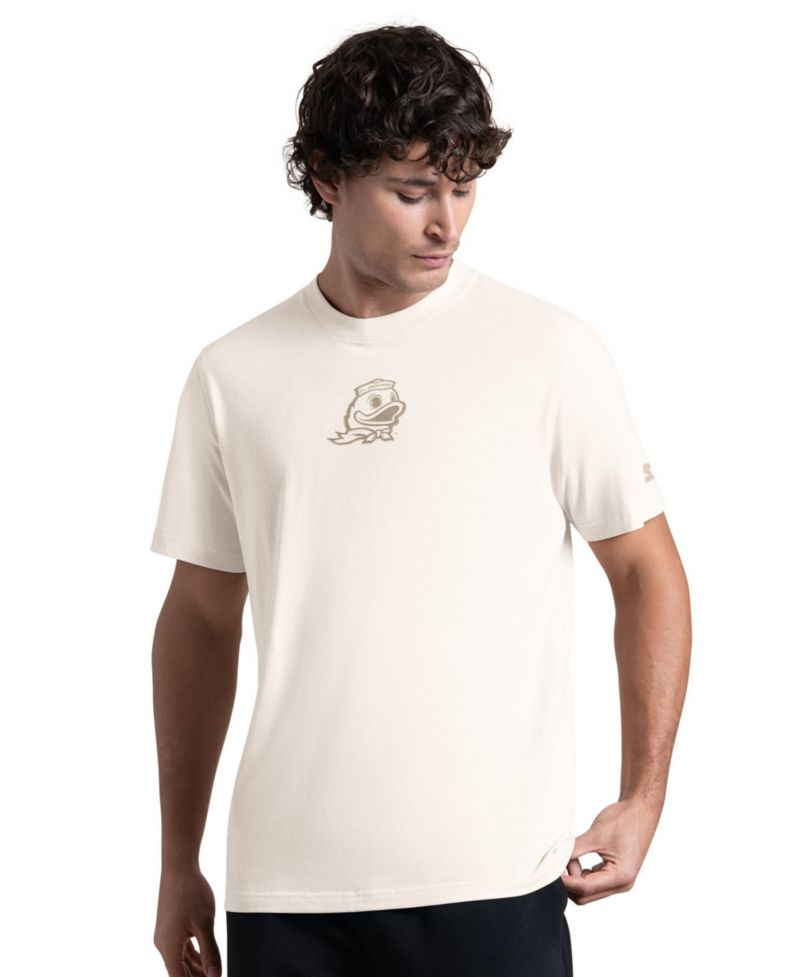 Men's White Oregon Ducks Warm Up T-Shirt