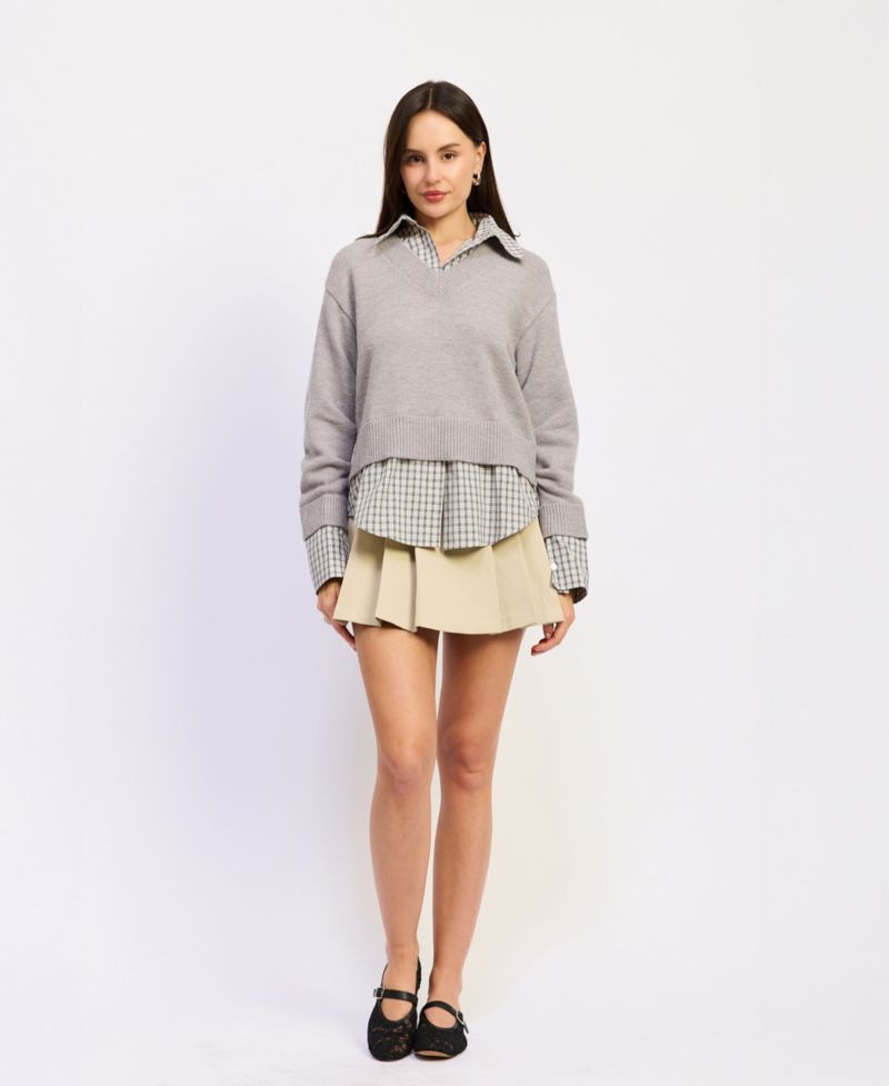 Women's Annie Long-Sleeve Collared Sweater