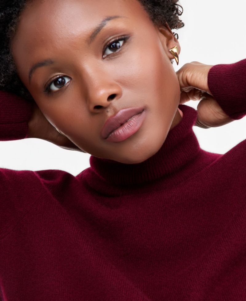 Petite Cashmere Turtleneck Sweater