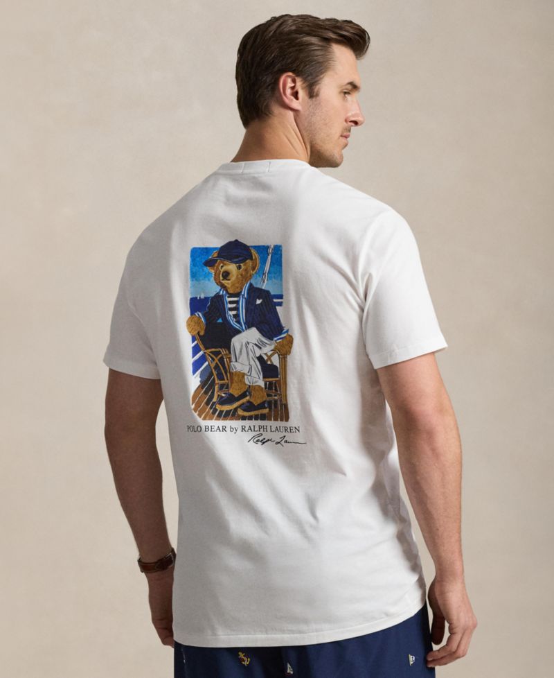 Men's Big & Tall Classic-Fit Polo Bear Jersey T-Shirt