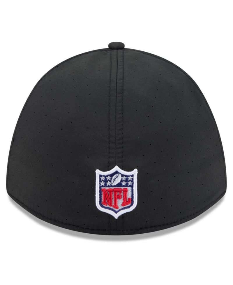 Men's Black Dallas Cowboys 2026 NFL Cruical Catch 39THIRTY M-Crown Stretch Hat