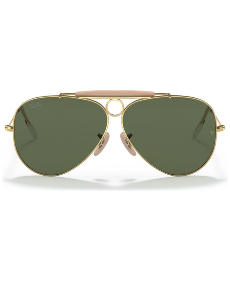 Unisex Shooter Aviation Collection Sunglasses, RB313858-X 58