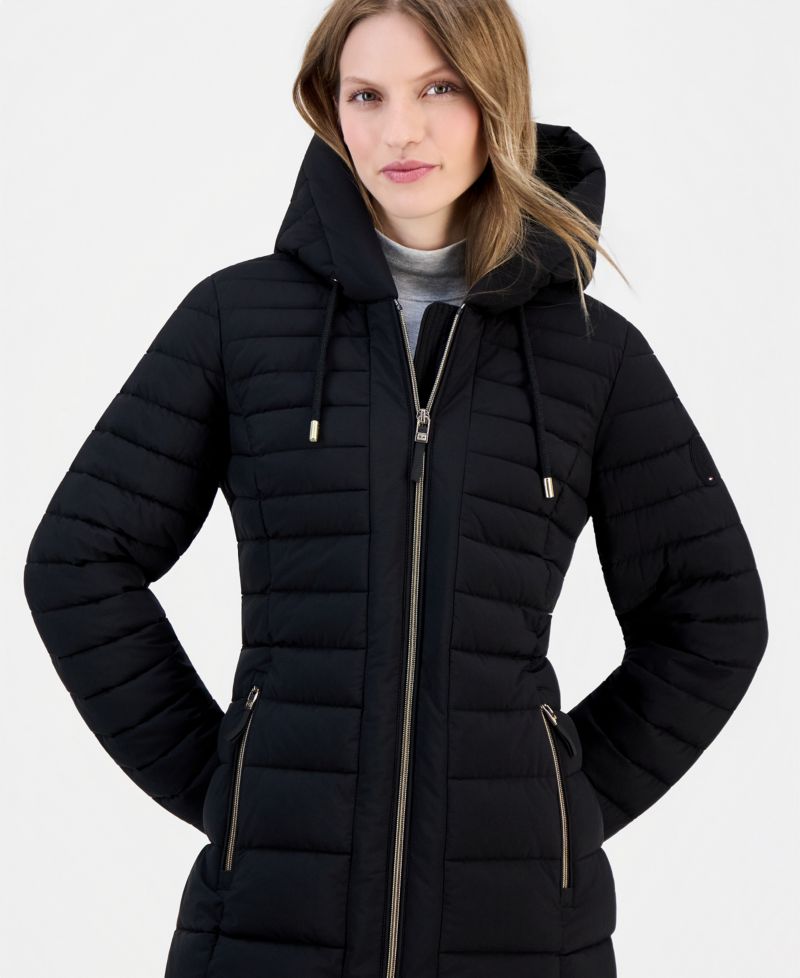 Women's Puffer Packable Hooded Coat
