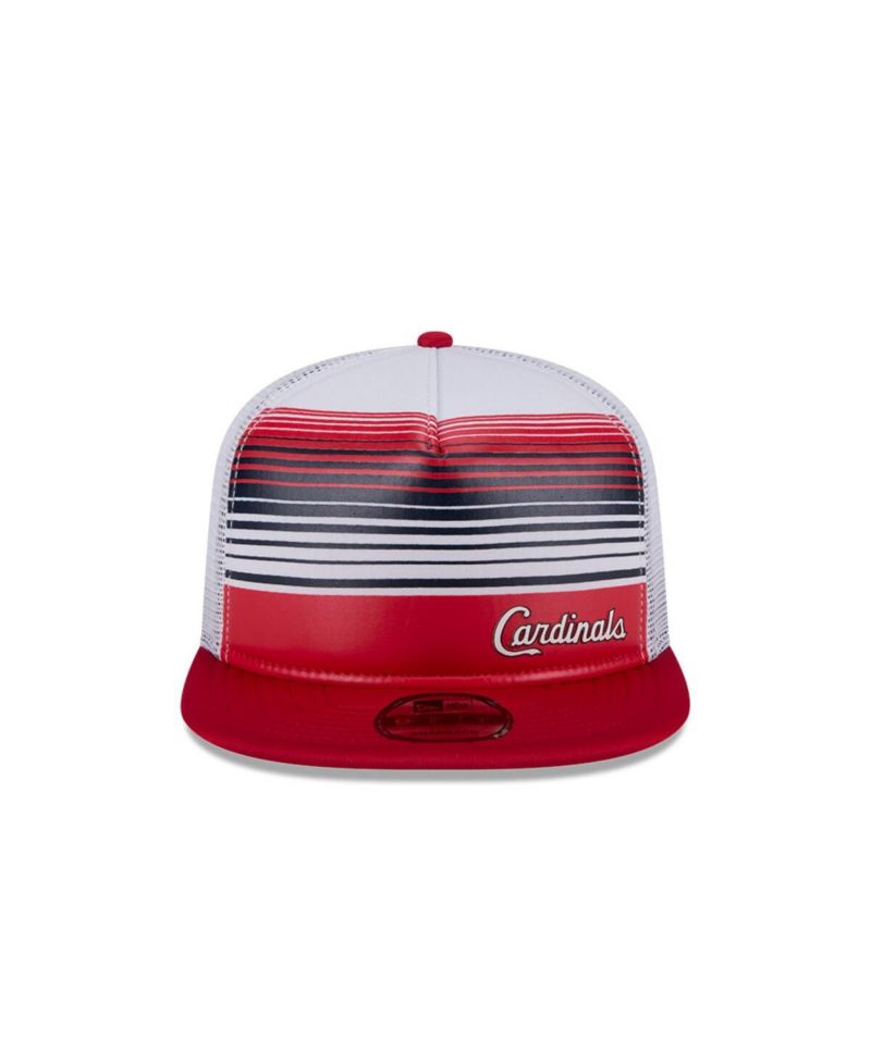 Men's Red St. Louis Cardinals Team Horizon 9FIFTY A-Frame Trucker Snapback Hat
