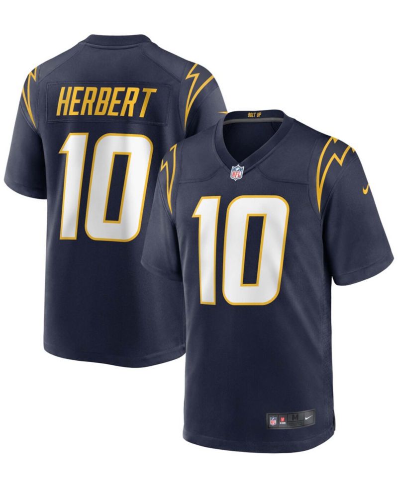 Men's Justin Herbert Los Angeles Chargers Alternate Game Jersey