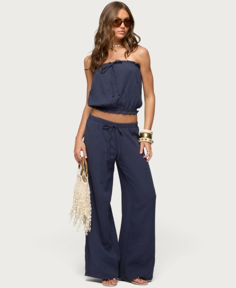 Women's Viktoria Strapless Gauze Bubble Top