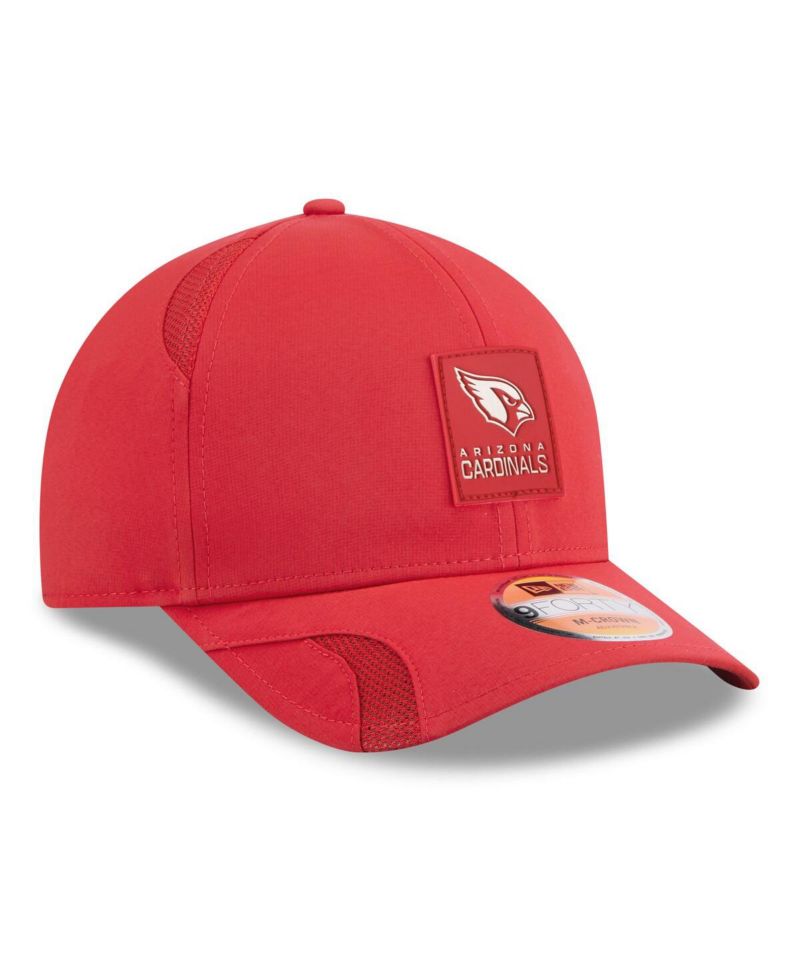 Men's Cardinal Arizona Cardinals 2025 Sideline M-Crown 9FORTY Adjustable Hat