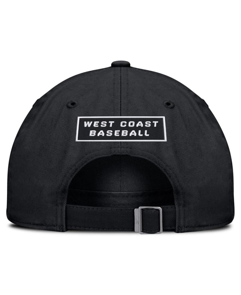 Men's Black Los Angeles Dodgers Primetime Club Adjustable Hat