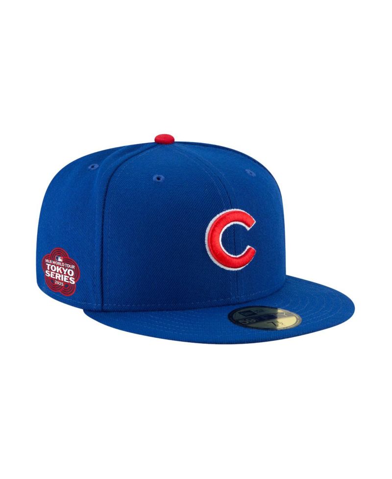Men's Royal Chicago Cubs 2025 MLB World Tour: Tokyo Series Side Patch 59Fifty Fitted Hat