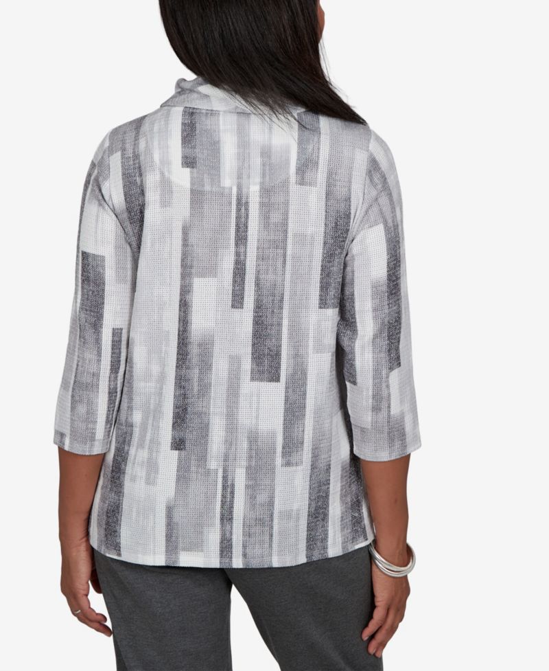 Petite Cowl Neck 3/4-Sleeve Tunic