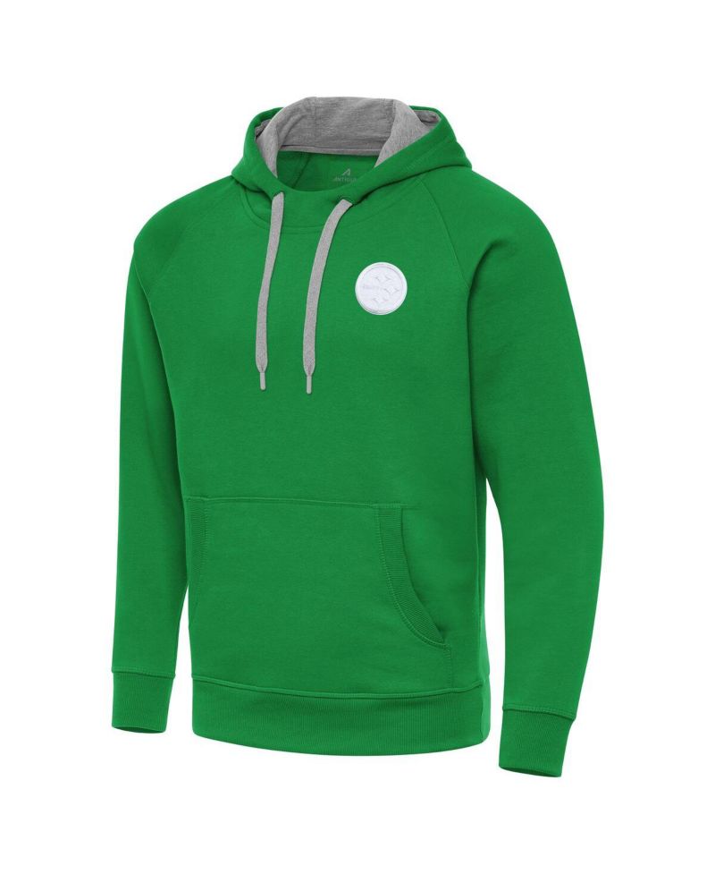 Men's Kelly Green Pittsburgh Steelers St. Patrick's Day Victory Pullover Hoodie