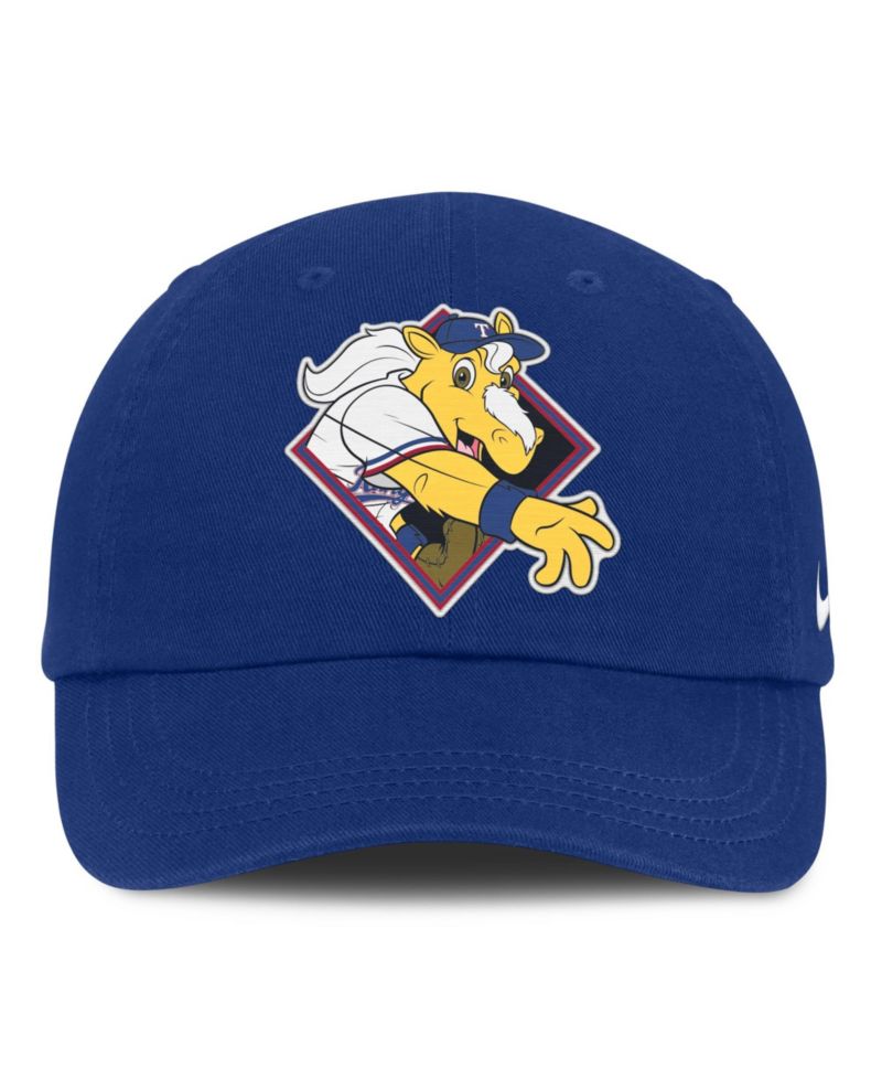 Baby Boys and Girls Royal Texas Rangers Mascot Club Flex Hat