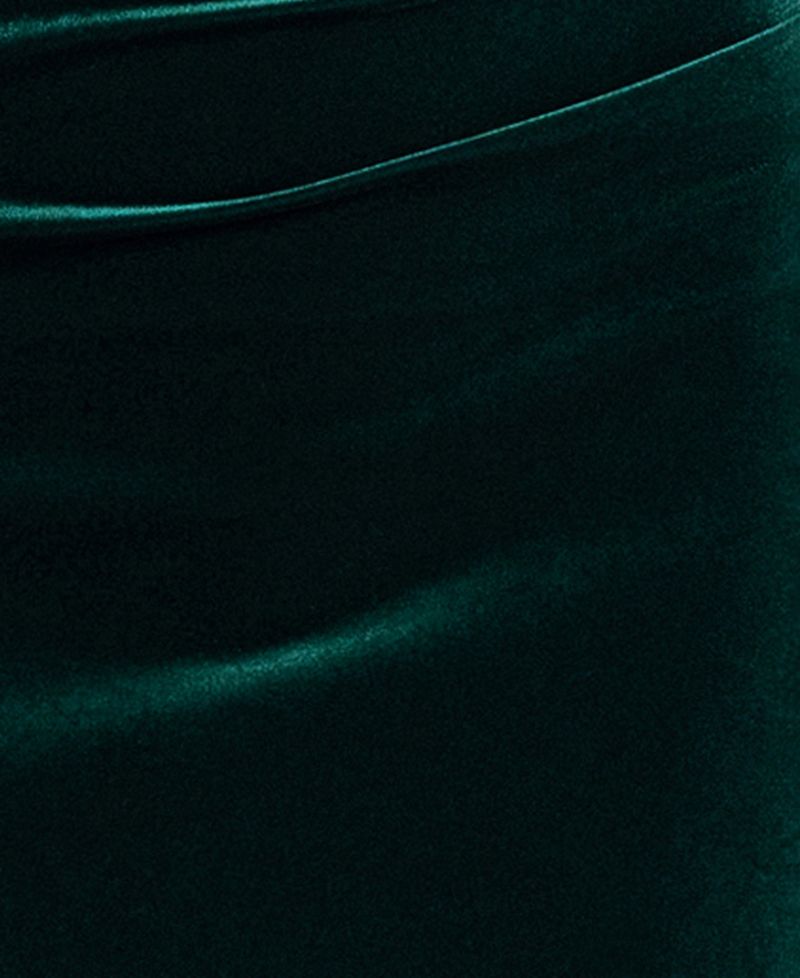 Women's Velvet Halter Gown