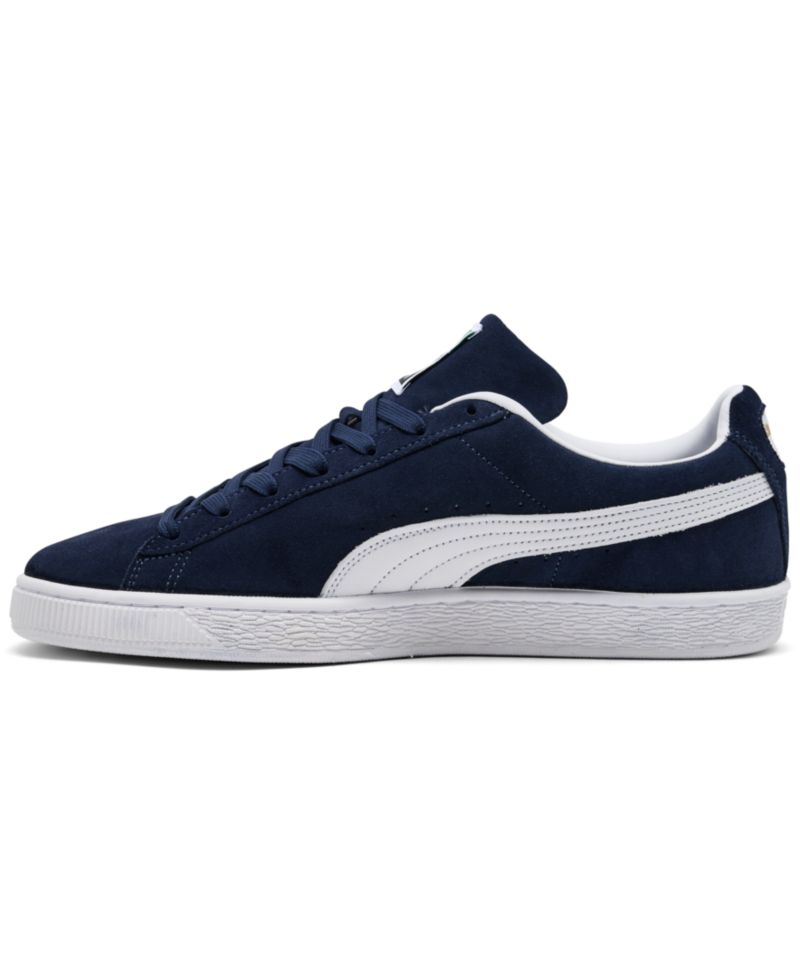 Men's Suede Classic Retro Low-Top Sneakers from Finish Line