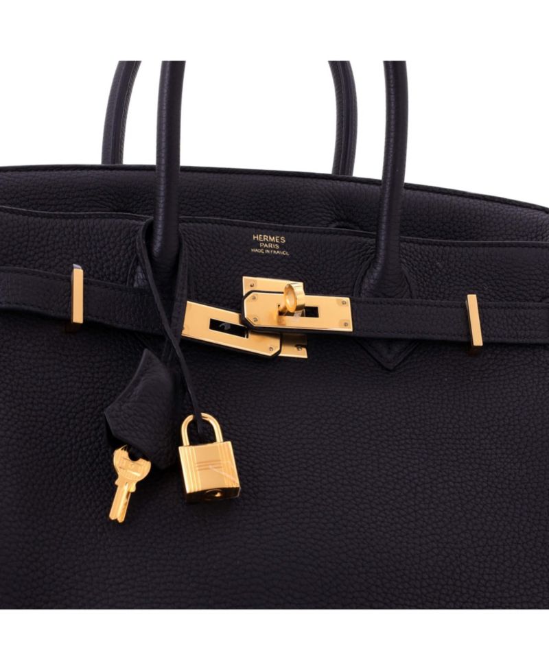 Birkin 30 Handbag Black Togo with Gold Hardware
