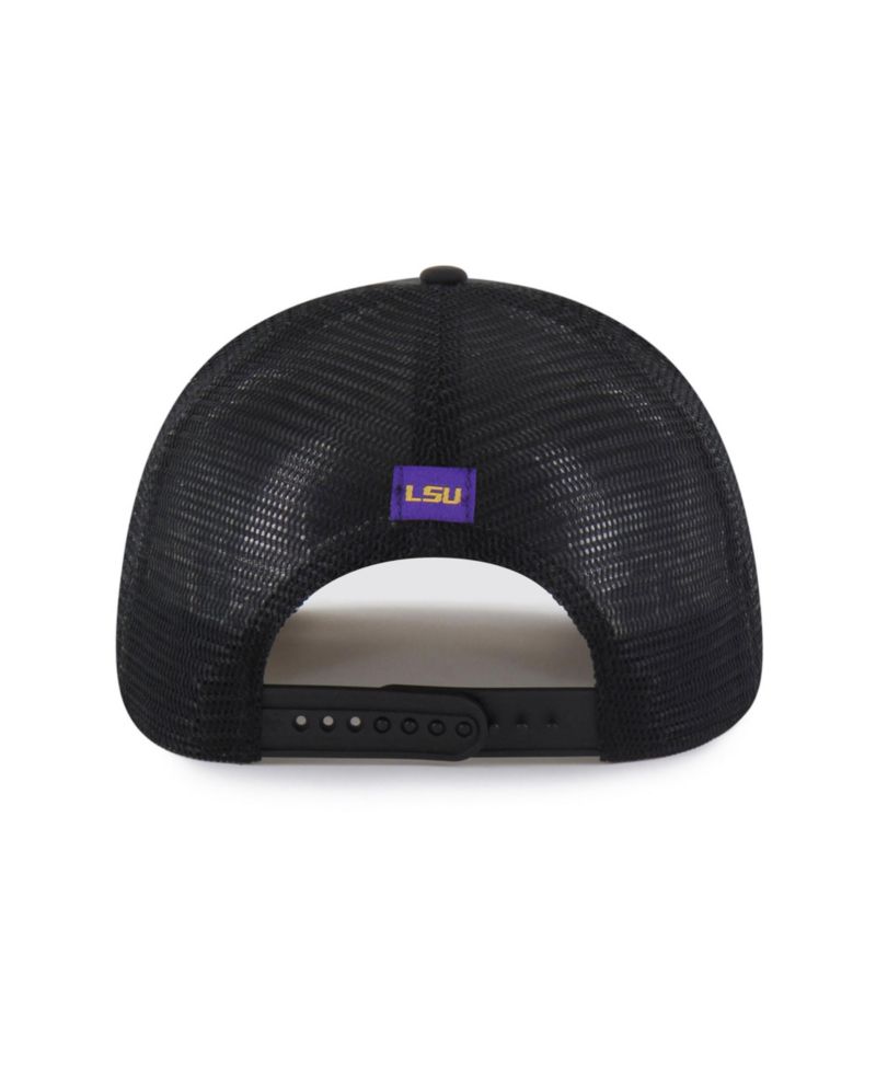 Men's and Women's Black LSU Tigers Brrr Condor Mesh Hitch Adjustable Hat