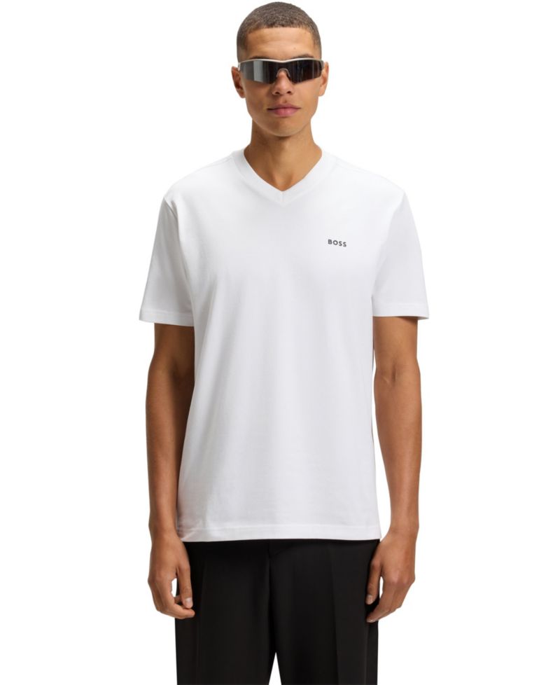 Men's Contrast Logo Regular-Fit T-Shirt