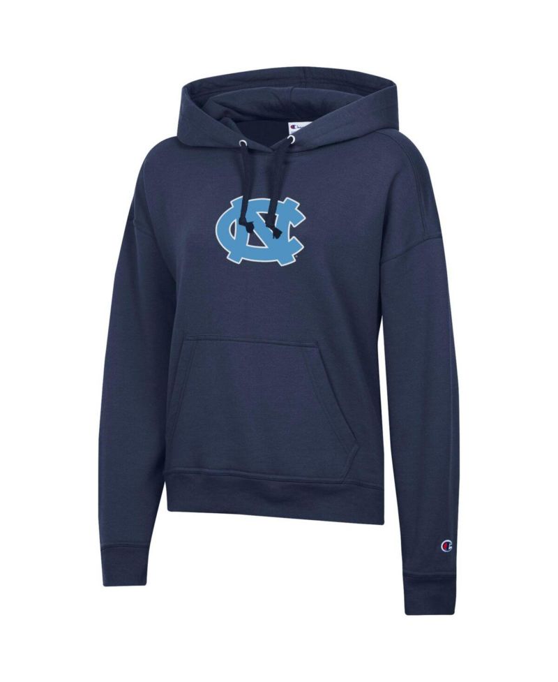 Women's Navy North Carolina Tar Heels Power Blend Fleece Hoodie