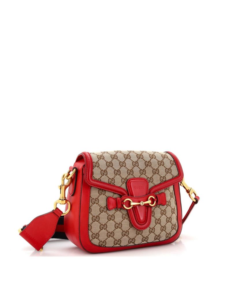 Medium Lady Web Shoulder Bag GG Canvas
