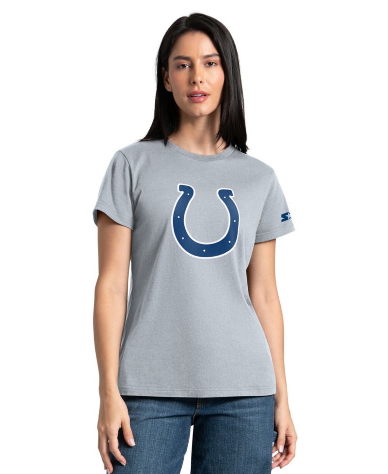 Women's Gray/Royal Indianapolis Colts Hoodie & T-Shirt Combo Pack
