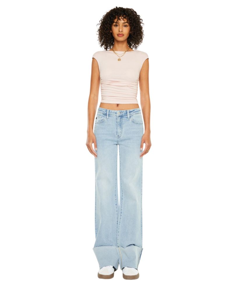 Women's Franny Essentials High Rise Wide Flare Jeans