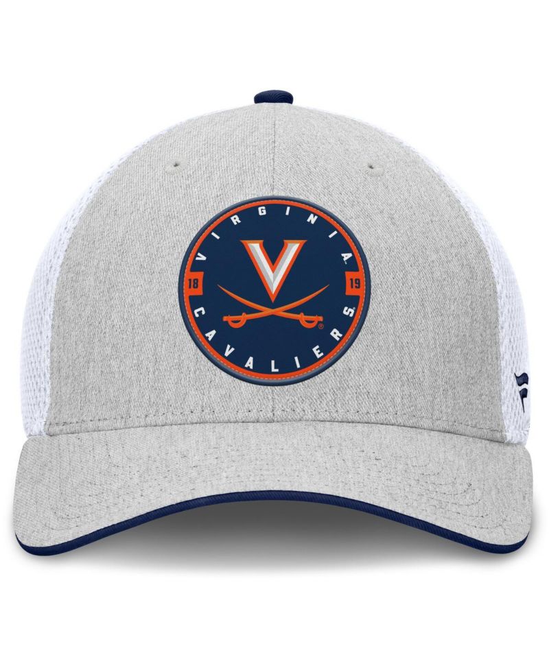 Men's Heather Gray Virginia Cavaliers Trigger Flex Hat
