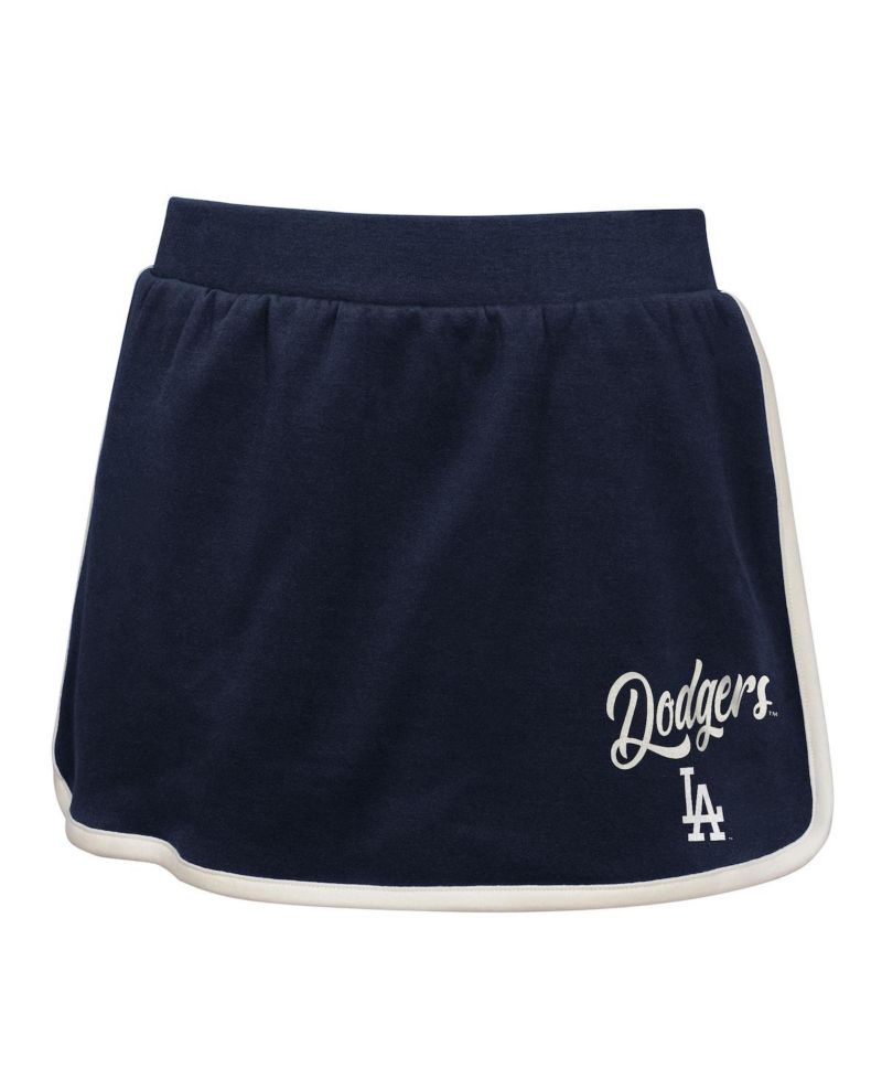Girls Big Boys and Girls Navy Los Angeles Dodgers Base Trainer Johnny Polo and Skort Set