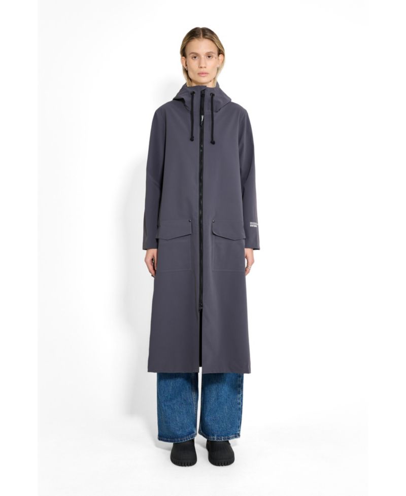 Women's Mosebacke Long Patch Matte Raincoat