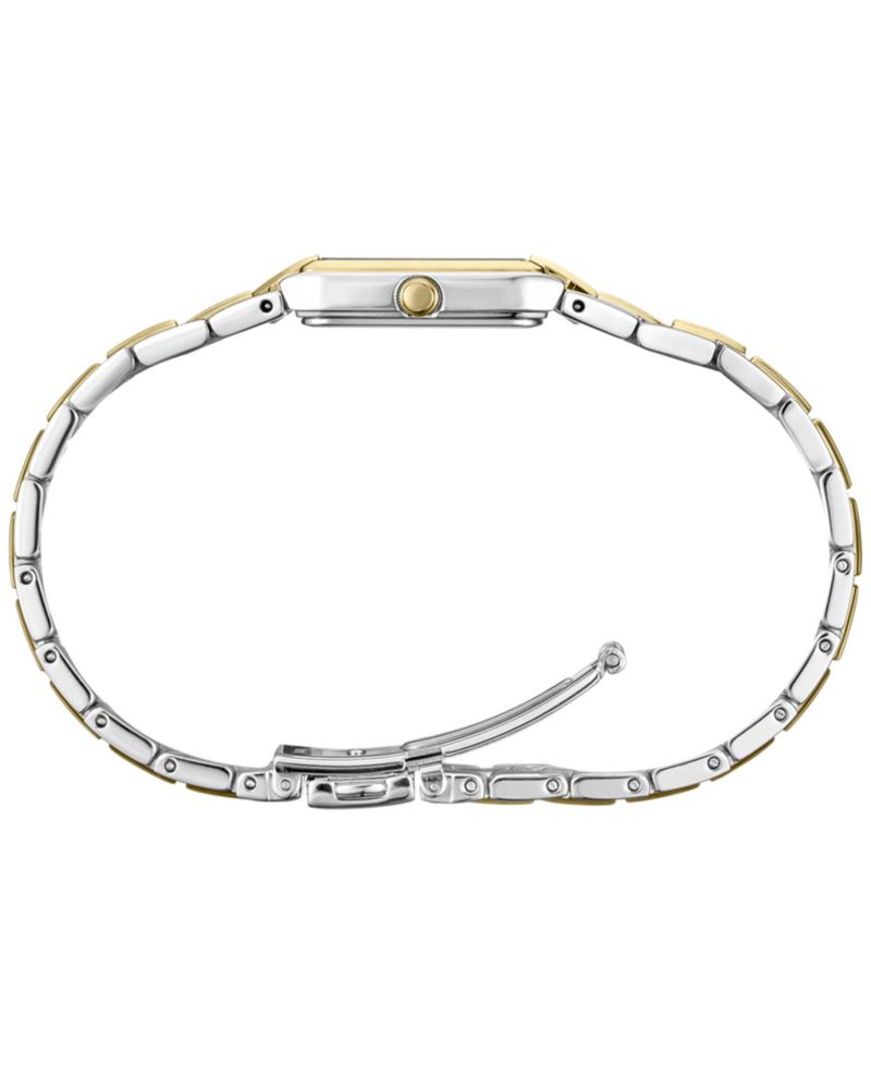 Women's Essentials Two Tone Stainless Steel Bracelet Watch 15mm