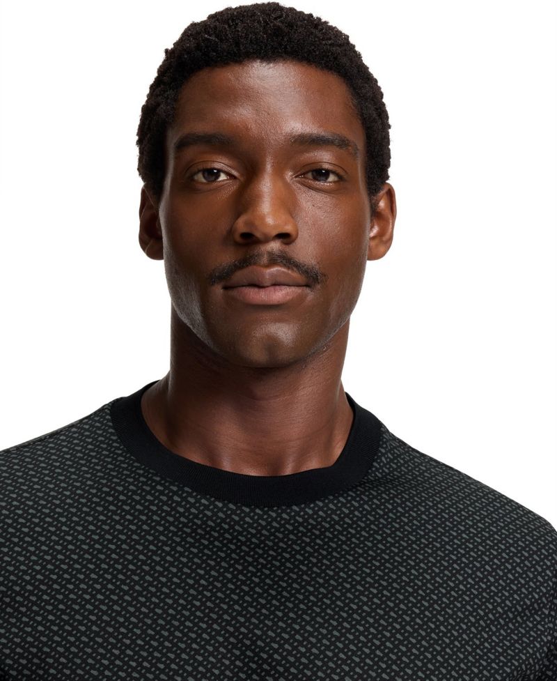 Men's Mercerized-Cotton Monogram T-Shirt