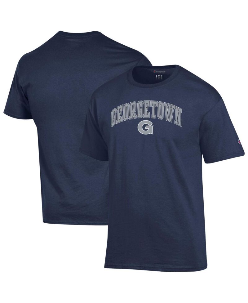 Men's Navy Georgetown Hoyas Arch Over Logo T-Shirt