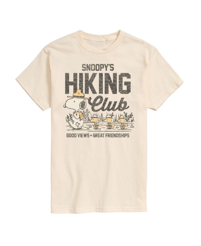 Men's Peanuts Snoopy Hiking Club Short Sleeve T-Shirt