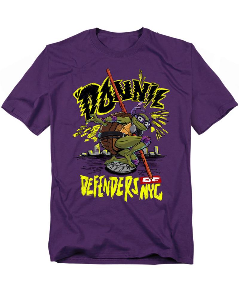 Men's TMNT Mutant Mayhem Donnie City T-Shirt