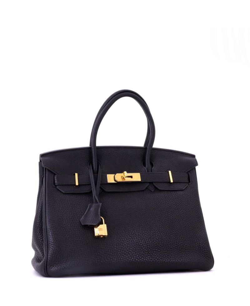 Birkin 30 Handbag Black Togo with Gold Hardware