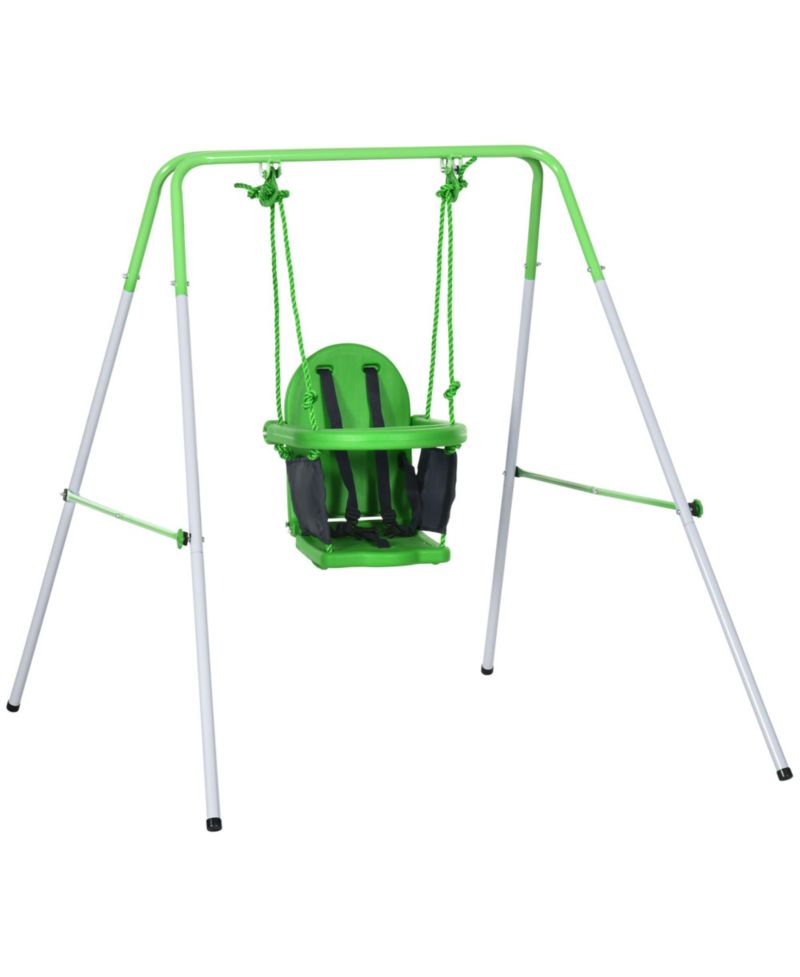 Toddler Metal Frame Swing Set