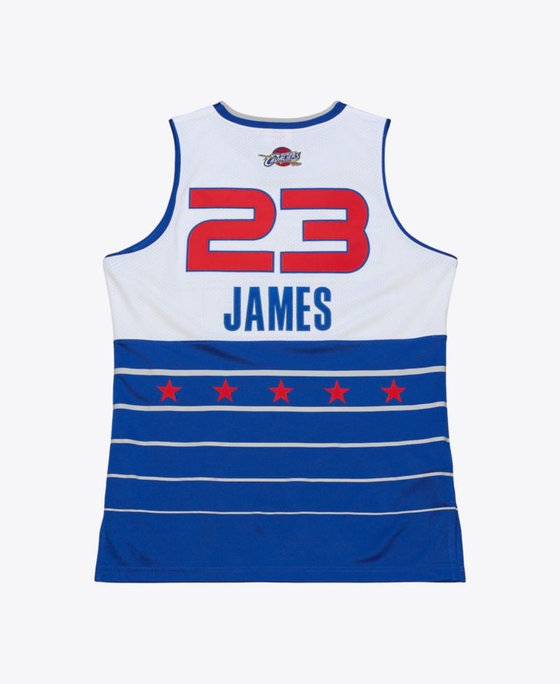 Men's LeBron James White/Blue 2006 NBA All-Star Game Authentic Jersey