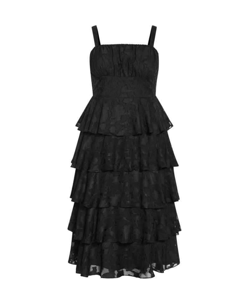 Women's Plus Size Daniela Ruffle Tier Dress