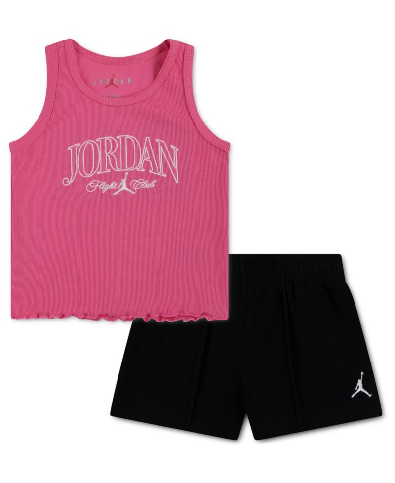 Boys' 4-6X Ribbed Tank and Pleated Shorts, 2-Piiece Set