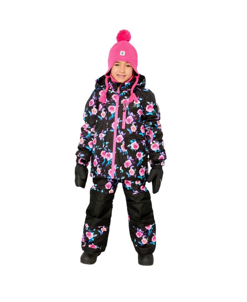 Little and Big Girl (6 - 14) Two-Piece Play Snowsuit