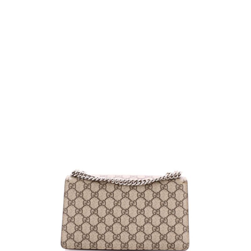 Small Dionysus Bag GG Coated Canvas with Crystal Embellished Metal