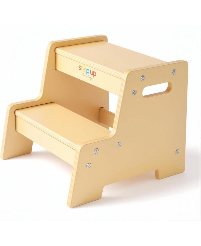 Wooden 2-Step Step Stool