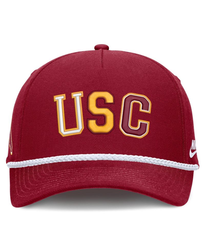 Men's and Women's Crimson USC Trojans 2026 Basketball Refresh 5-Panel Rope Rise Hat