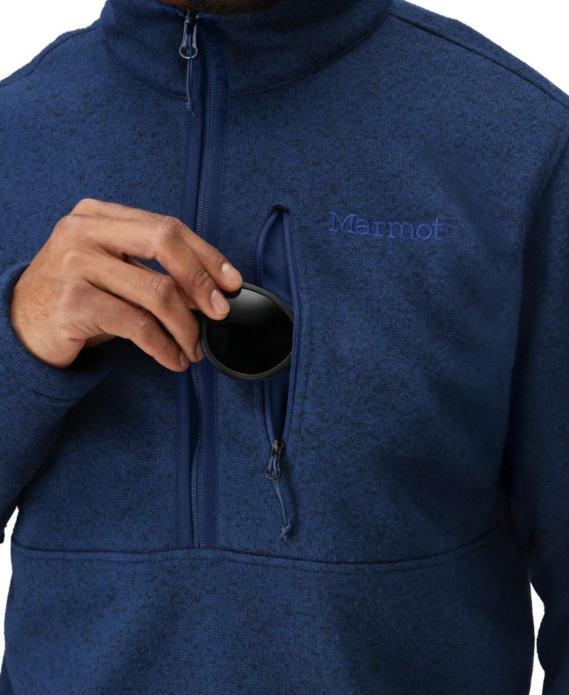 Men's Drop Line Half-Zip Sweatshirt