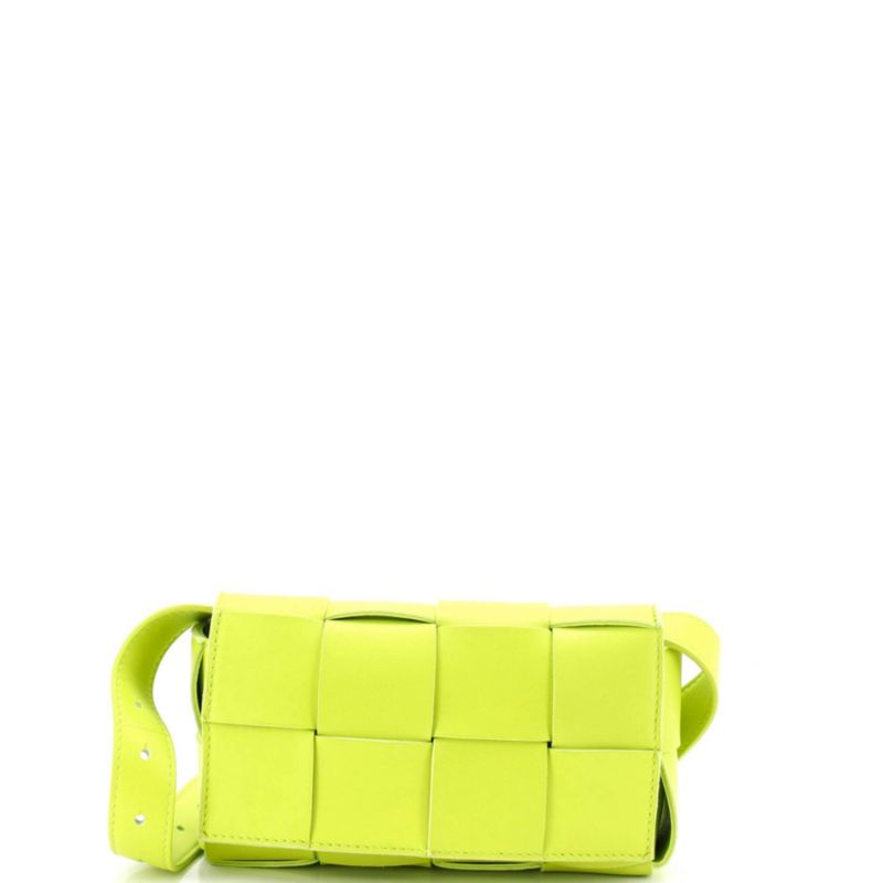 Cassette Belt Bag Maxi Intrecciato Leather