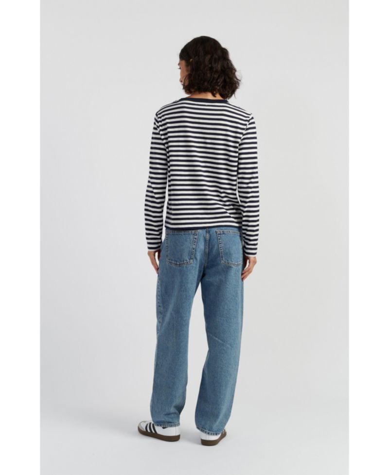 Women's Chinti and Parker Snoopy Varsity Long Sleeve Tee